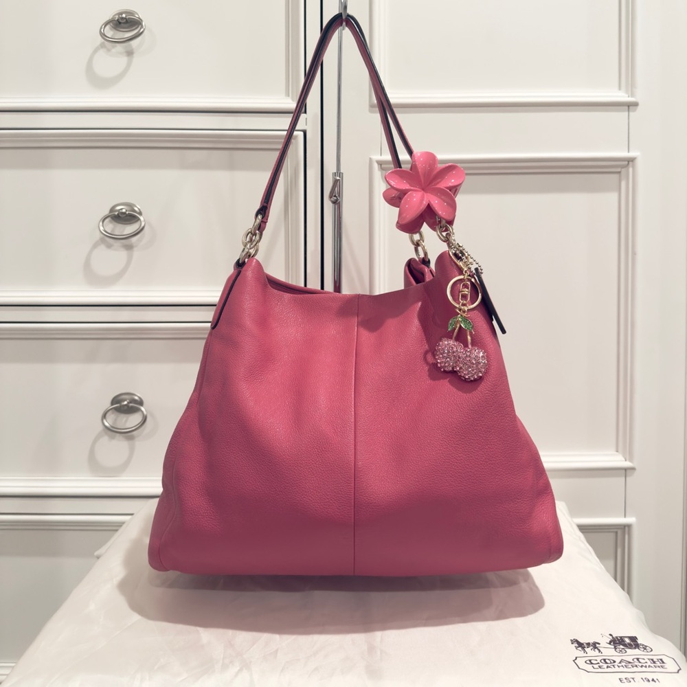💖 SOLD - Coach Madison Phoebe Pink Leather Hobo Shoulder Bag